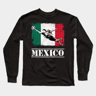 Mexico Soccer Supporter Goalkeeper Shirt Long Sleeve T-Shirt